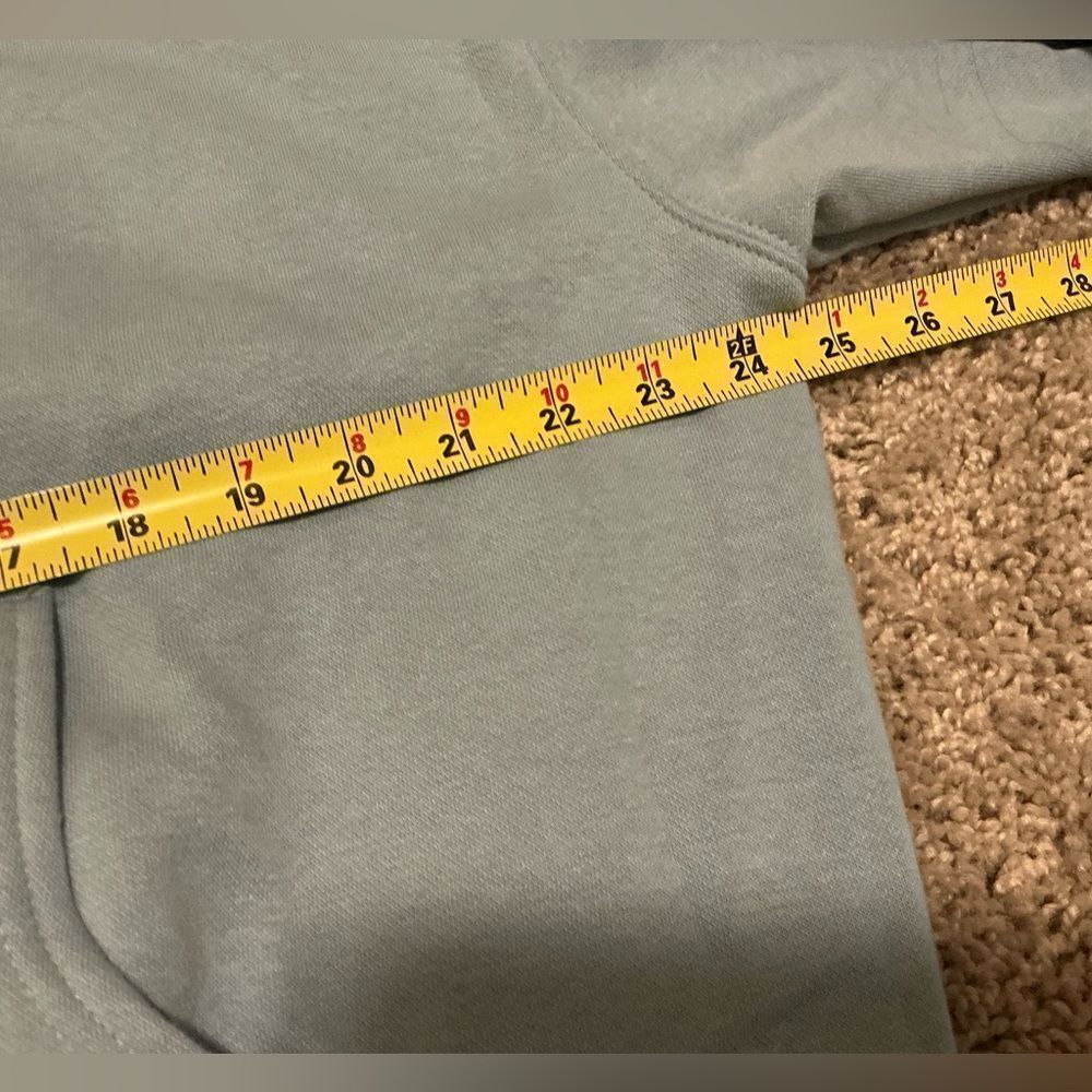 The North Face Sky Blue Zip-Up Hoodie - Picture 4 of 4
